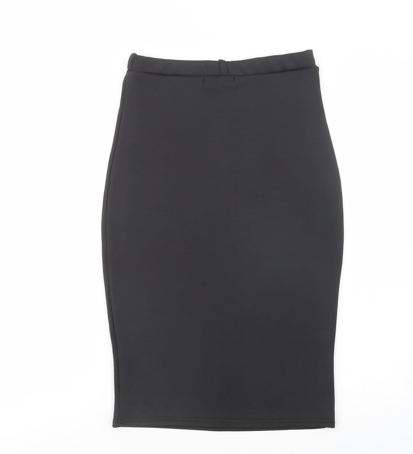 Edge Street Womens Black  Polyester Straight & Pencil Skirt Size 10