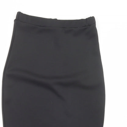 Edge Street Womens Black  Polyester Straight & Pencil Skirt Size 10