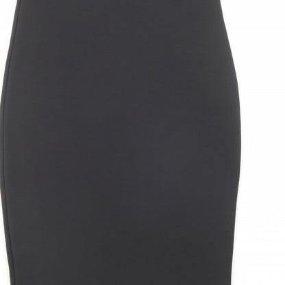 Edge Street Womens Black  Polyester Straight & Pencil Skirt Size 10