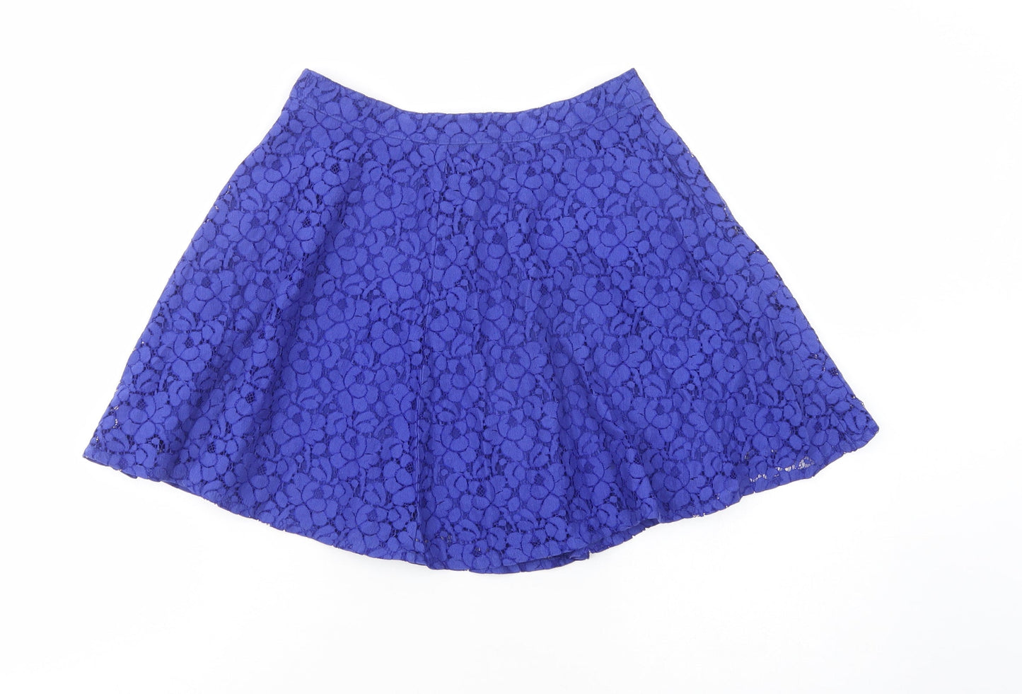 Womens UK Size 8 Topshop Skater Lace Skirt