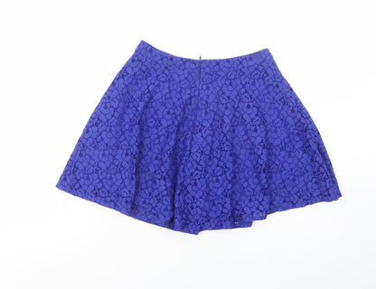 Womens UK Size 8 Topshop Skater Lace Skirt