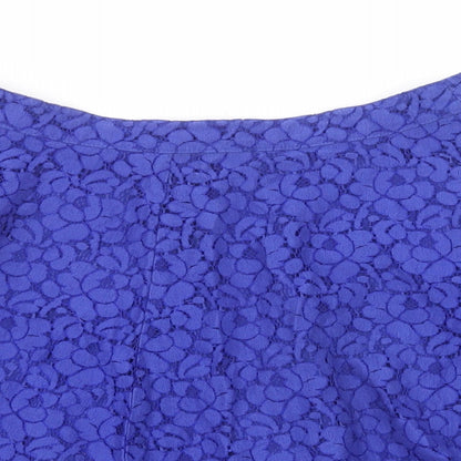 Womens UK Size 8 Topshop Skater Lace Skirt