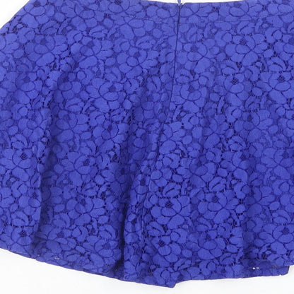 Womens UK Size 8 Topshop Skater Lace Skirt