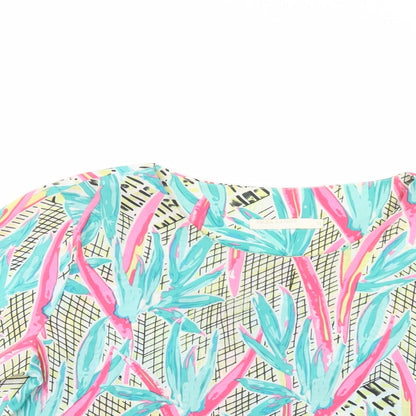 Womens UK Size M Vera & Lucy Multicoloured Cropped Blouse
