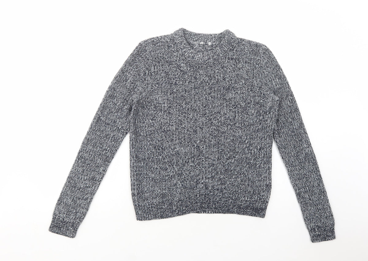 Womens UK Size S H&M Blue Pullover Jumper