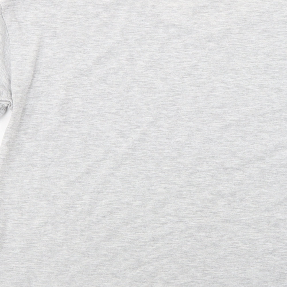 Womens UK Size 10 Dorothy Perkins Grey Basic T-Shirt