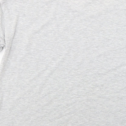 Womens UK Size 10 Dorothy Perkins Grey Basic T-Shirt