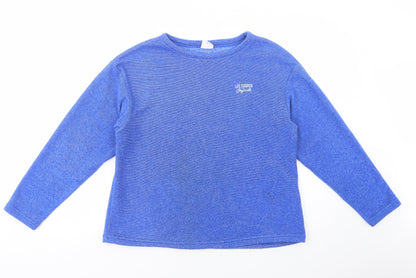 Womens UK Size 12 Lee Cooper Blue Pullover Sweatshirt