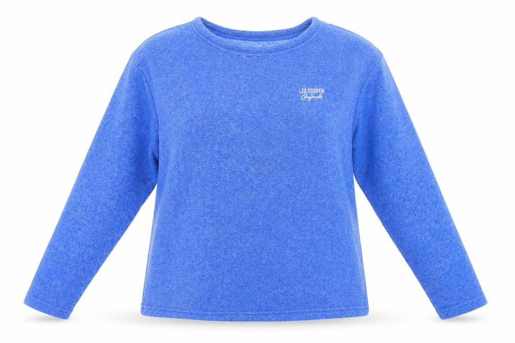 Womens UK Size 12 Lee Cooper Blue Pullover Sweatshirt