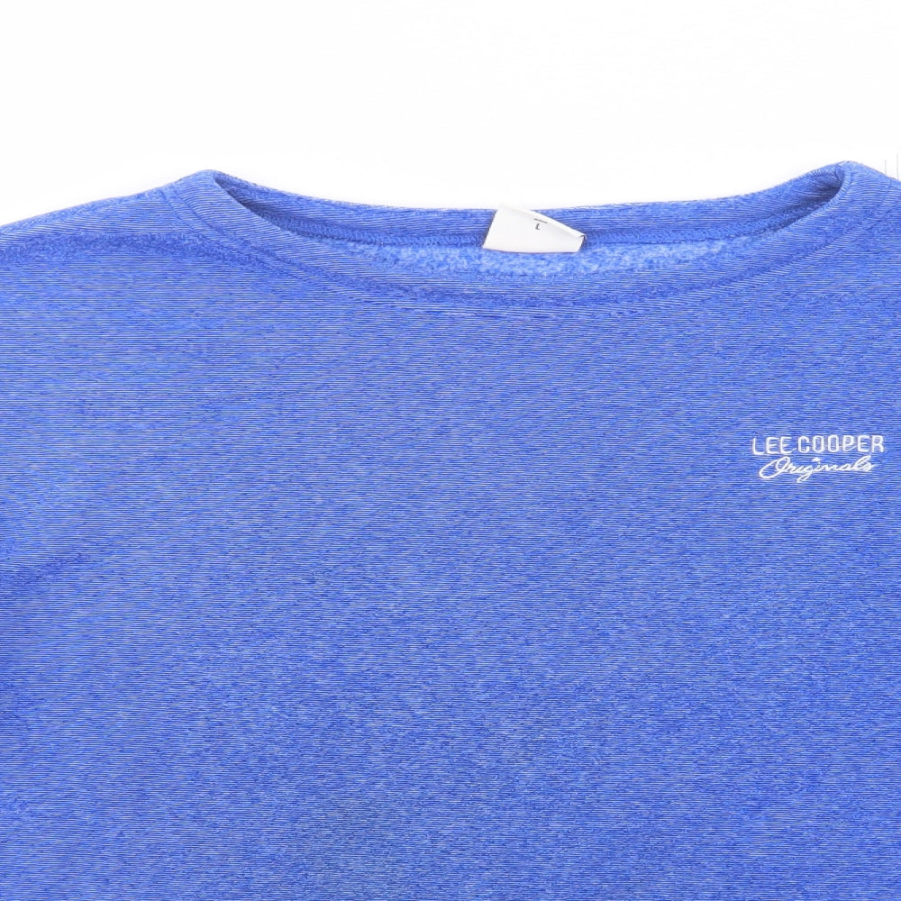 Womens UK Size 12 Lee Cooper Blue Pullover Sweatshirt