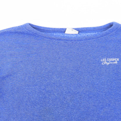 Womens UK Size 12 Lee Cooper Blue Pullover Sweatshirt