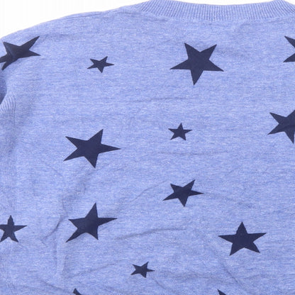 Womens UK Size S Marks and Spencer Blue Pullover Jumper