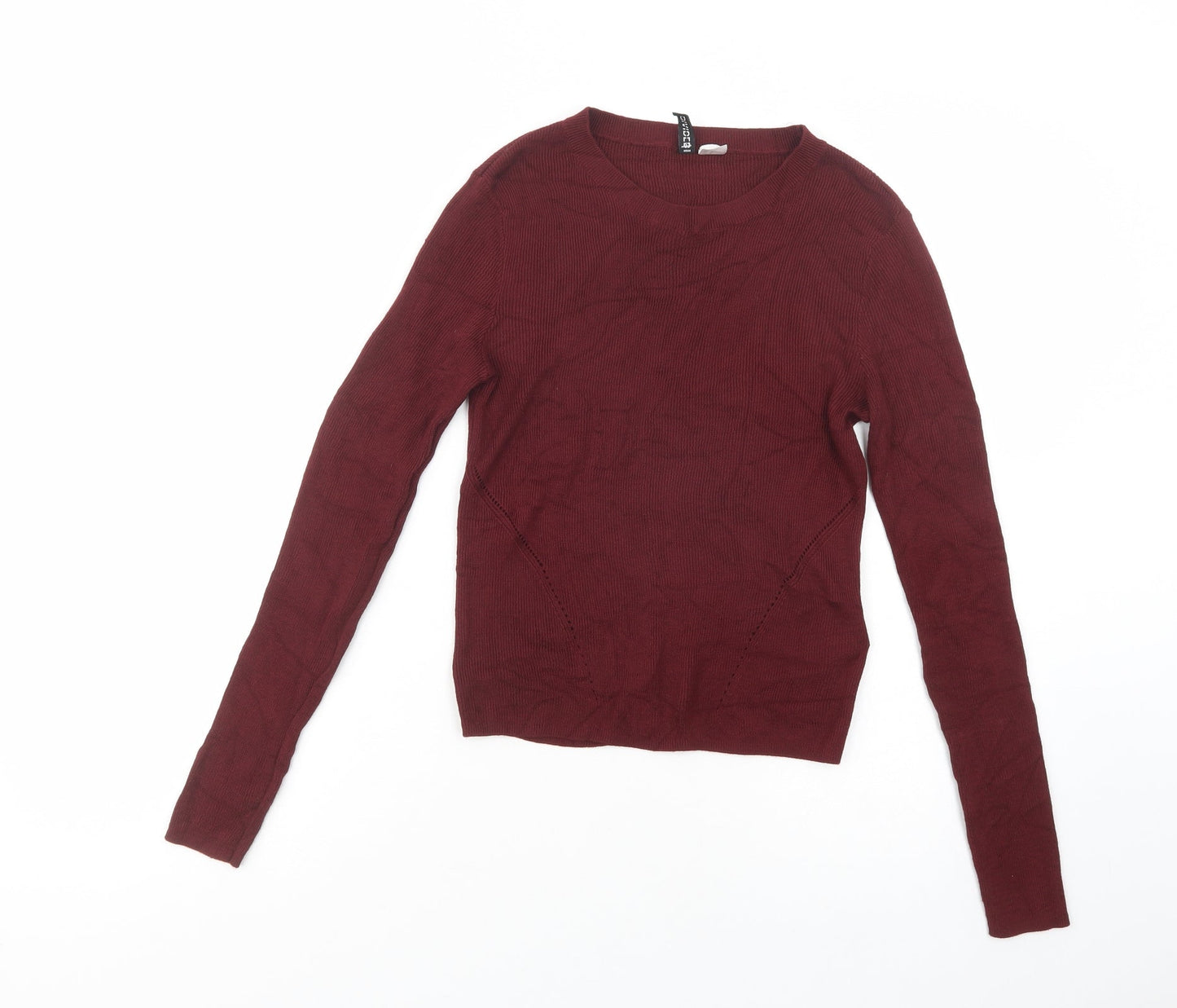 Womens UK Size M H&M Purple Pullover Jumper