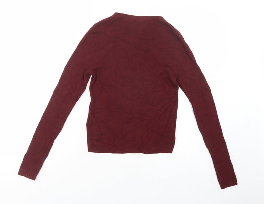 Womens UK Size M H&M Purple Pullover Jumper