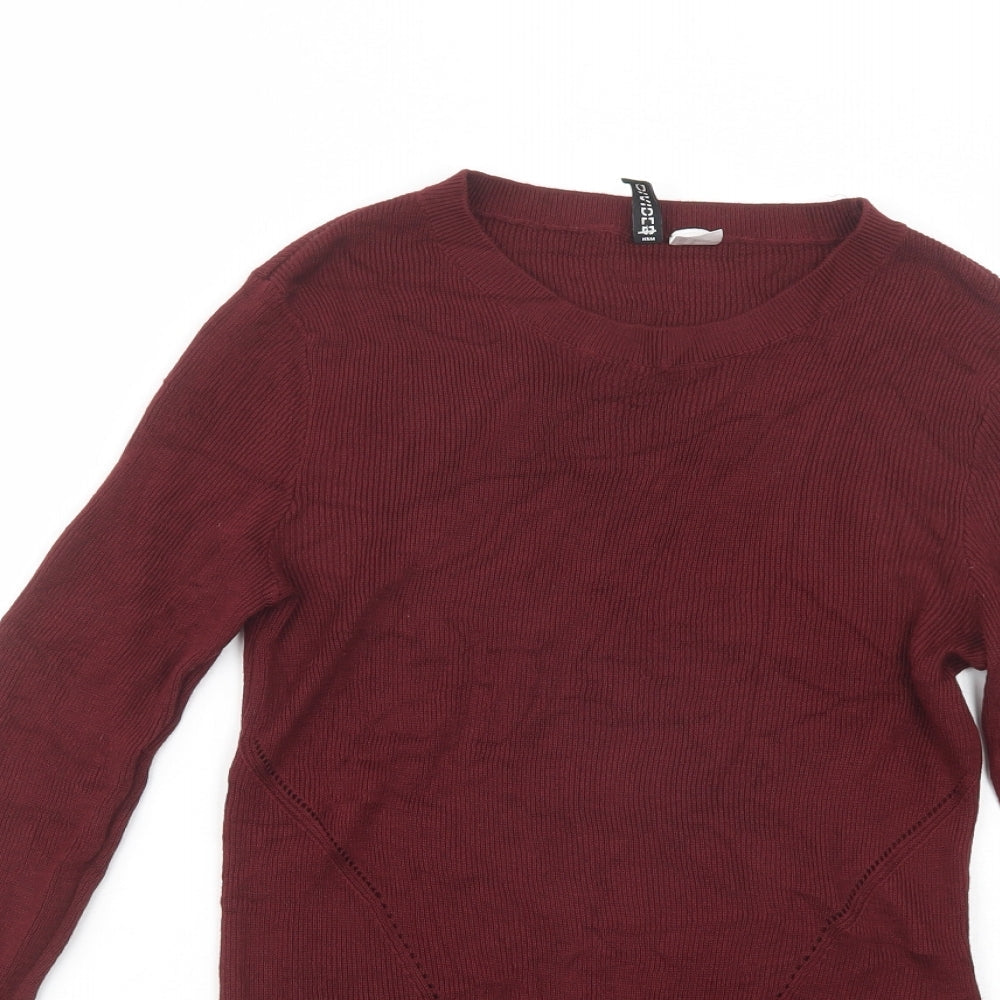 Womens UK Size M H&M Purple Pullover Jumper