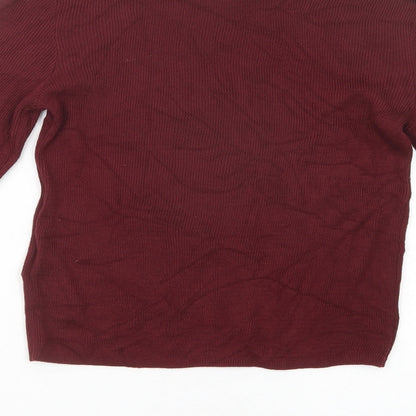 Womens UK Size M H&M Purple Pullover Jumper
