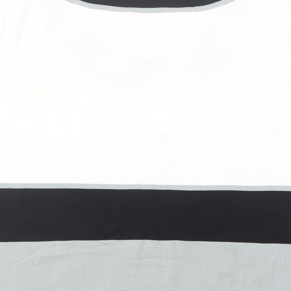 Womens UK Size S Roman White Basic Blouse