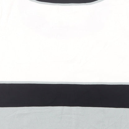 Womens UK Size S Roman White Basic Blouse