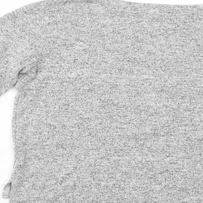 Primark Girls Grey Crew Neck  Viscose Henley Jumper Size 9-10 Years  Pullover - Dream Big