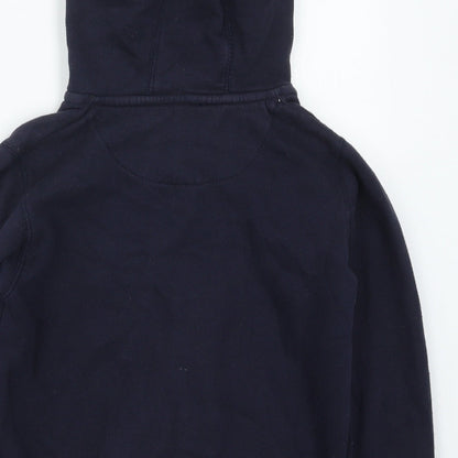 Tottenham Hotspur Boys Blue  Cotton Full Zip Hoodie Size 7-8 Years  Zip - Tottenham Hotspur