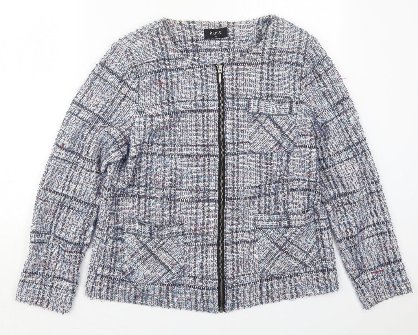 Womens UK Size 14 Klass Blue Jacket