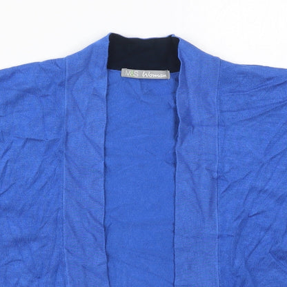 Womens UK Size 16 Marks and Spencer Blue Cardigan Jumper