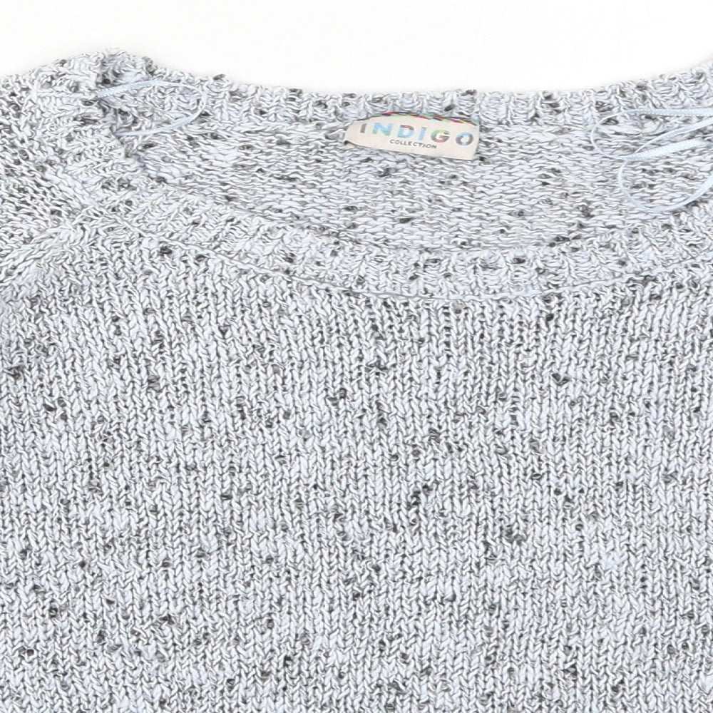 Womens UK Size 10 Marks and Spencer Blue Pullover Jumper