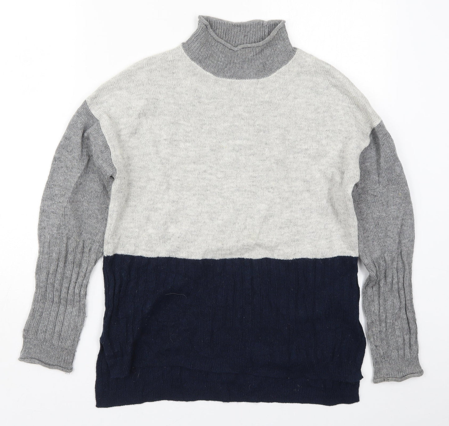 Womens UK Size S Marks and Spencer Grey Pullover Jumper