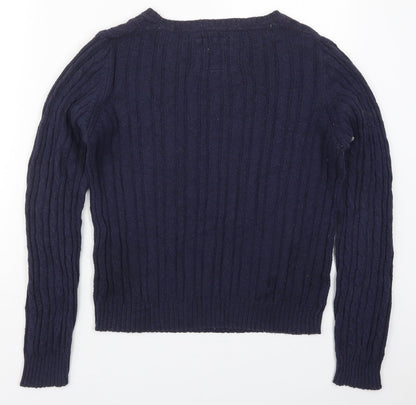 Womens UK Size 14 New Look Blue Pullover Jumper