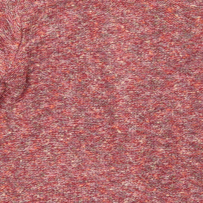 George Womens Pink V-Neck  Acrylic Cardigan Jumper Size 14