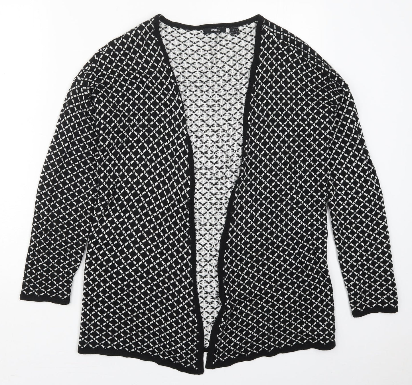 Womens UK Size S ESMARA Black Cardigan Jumper