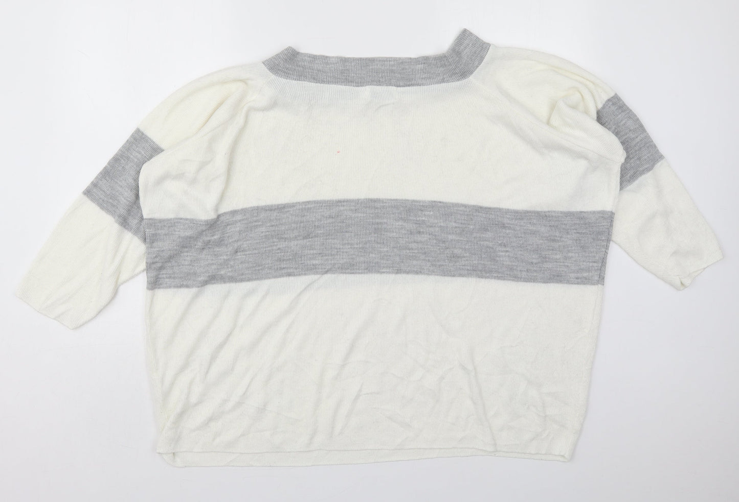 Womens UK Size 10 In the Style Ivory Pullover Jumper