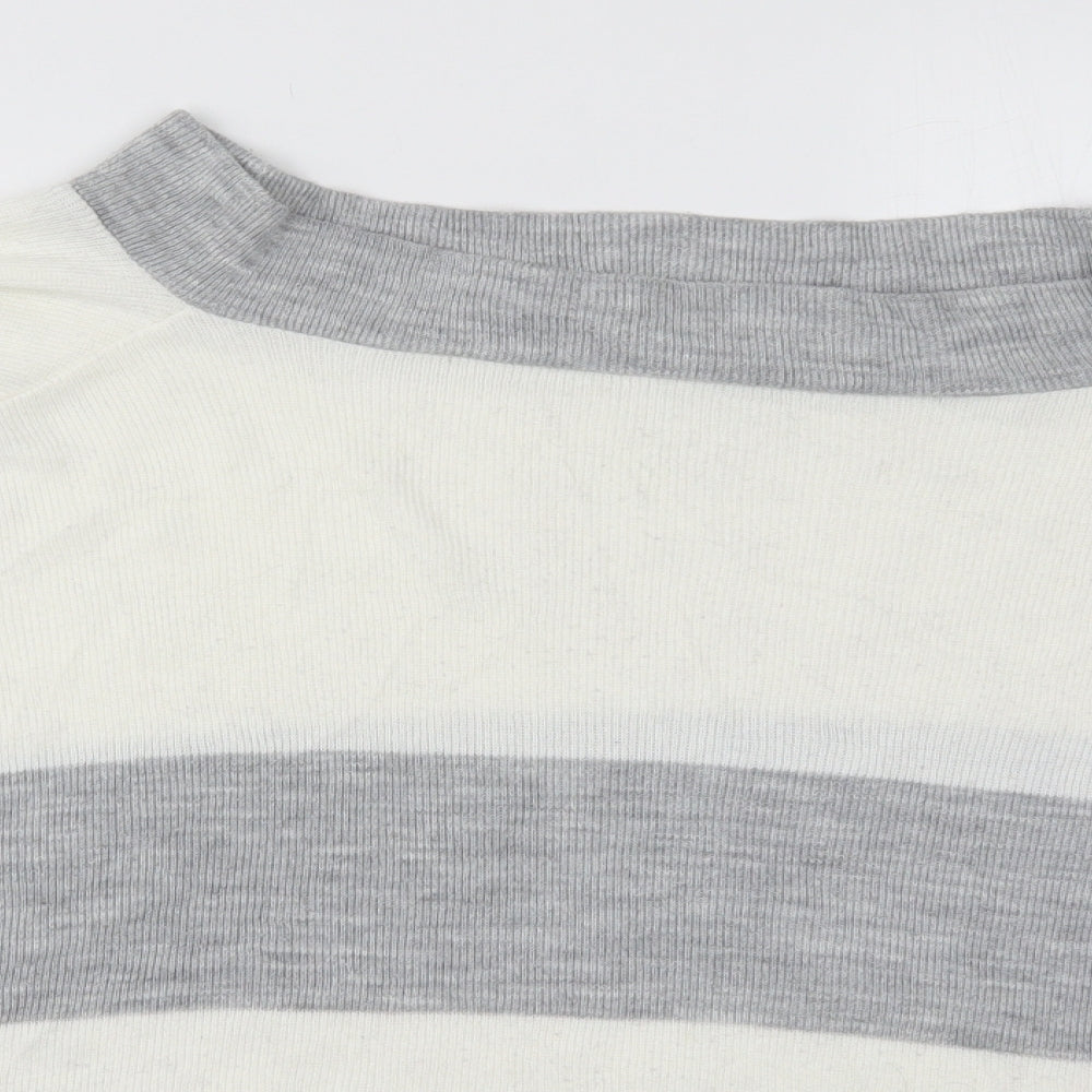 Womens UK Size 10 In the Style Ivory Pullover Jumper