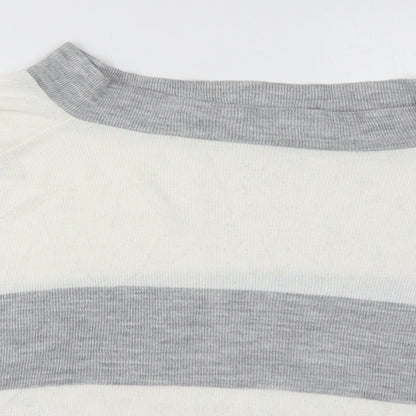 Womens UK Size 10 In the Style Ivory Pullover Jumper