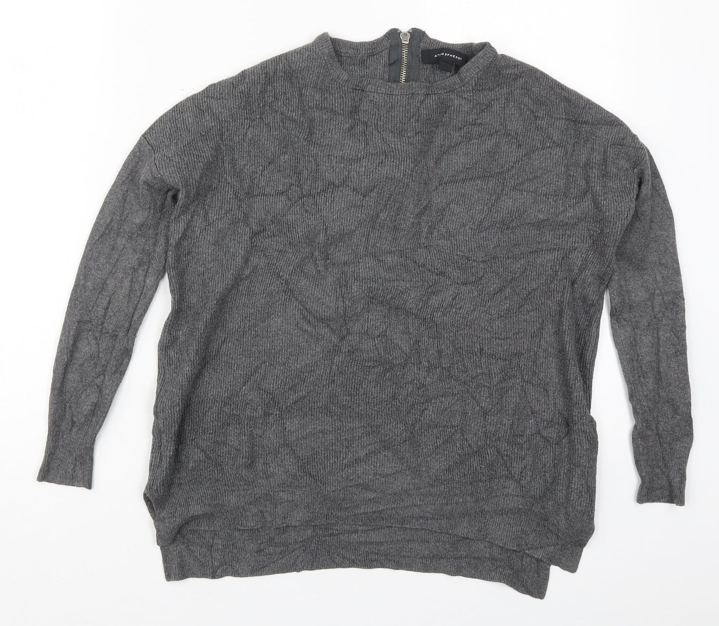 Womens UK Size 6 Atmosphere Grey Pullover Jumper