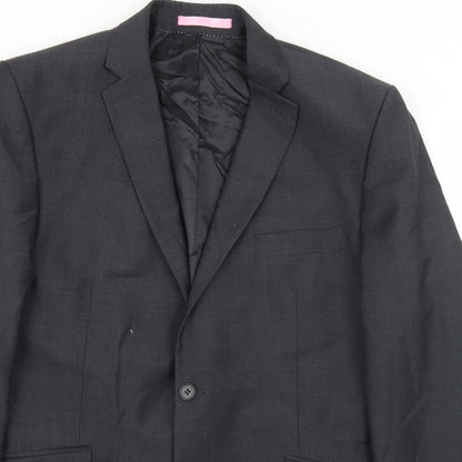 Mens UK Size 42 Burton Regular Grey Suit Jacket