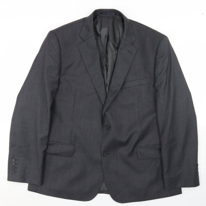 Mens UK Size 44 Paul Costelloe Regular Grey Suit Jacket