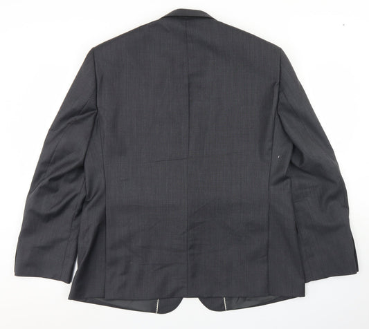 Mens UK Size 44 Paul Costelloe Regular Grey Suit Jacket