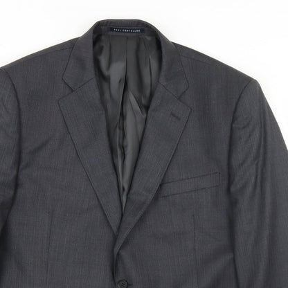 Mens UK Size 44 Paul Costelloe Regular Grey Suit Jacket