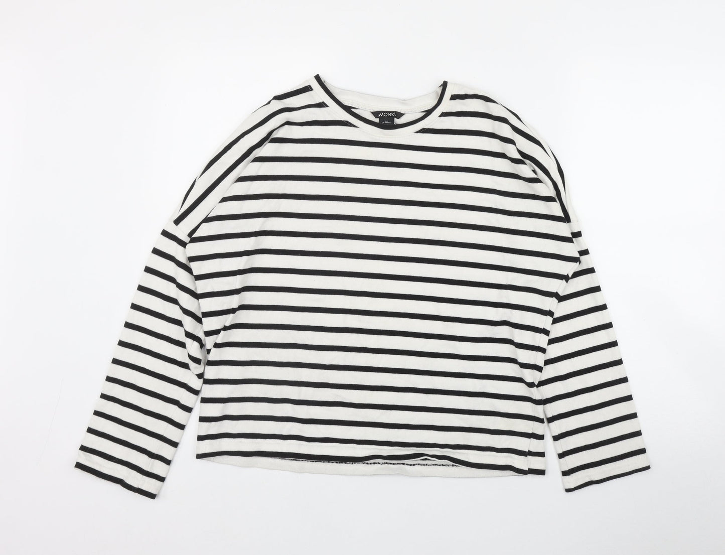 Womens UK Size XS Monki White Pullover Jumper