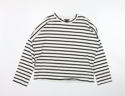 Womens UK Size XS Monki White Pullover Jumper