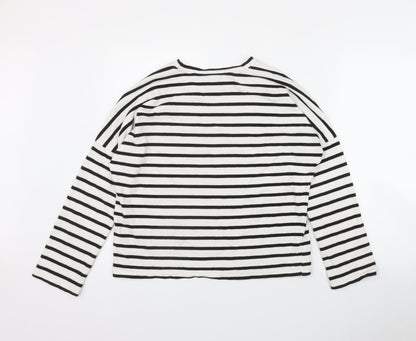 Womens UK Size XS Monki White Pullover Jumper