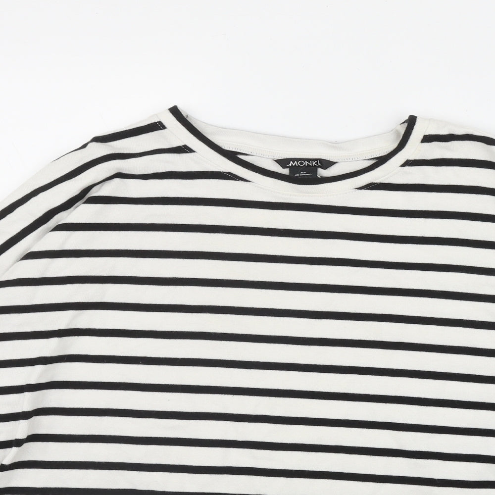 Womens UK Size XS Monki White Pullover Jumper