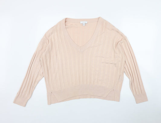Womens UK Size M Topshop Pink Pullover Jumper