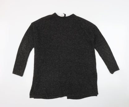 Womens UK Size S H&M Grey Cardigan Jumper