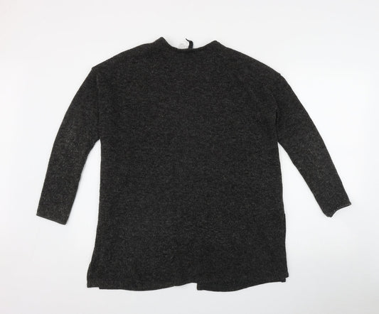 Womens UK Size S H&M Grey Cardigan Jumper