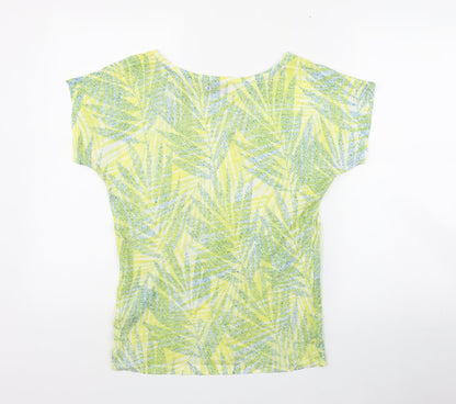 Womens UK Size  Per Una Green Basic T-Shirt