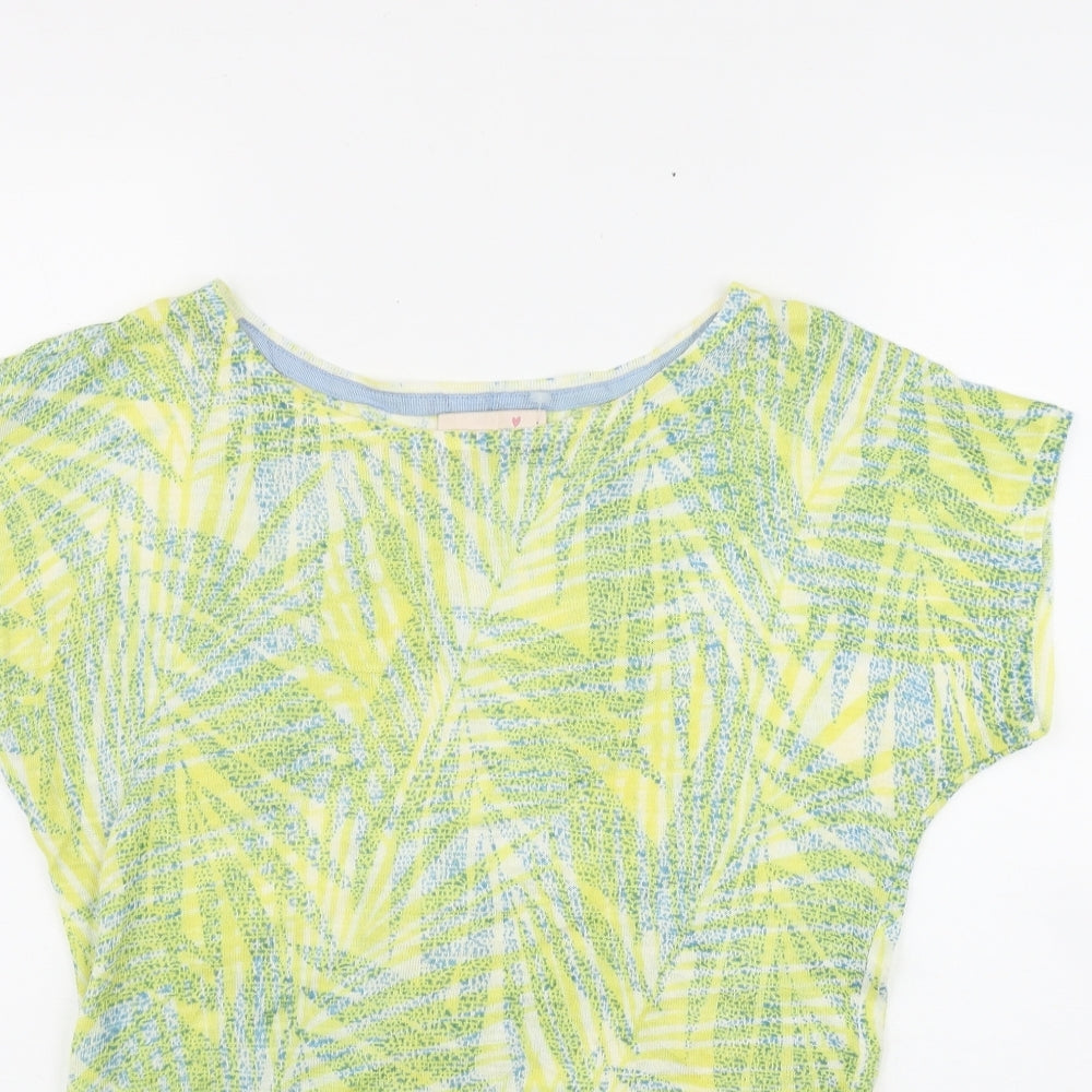 Womens UK Size  Per Una Green Basic T-Shirt