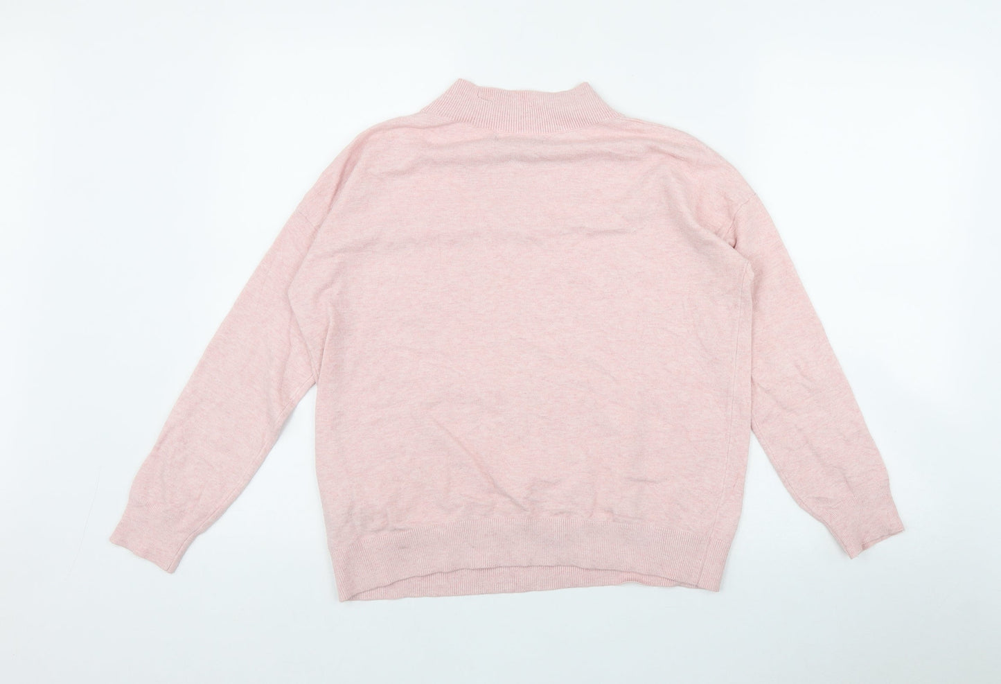 Womens UK Size S Marks and Spencer Pink Pullover Jumper
