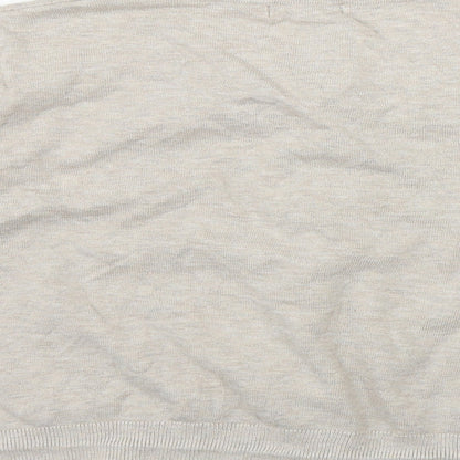Womens UK Size L H&M Beige Cardigan Jumper